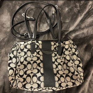 EUC Coach Handbag with Matching Shoulder Strap